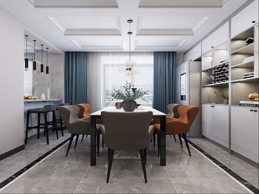 姑香新苑166㎡現代風格裝修設計效果圖