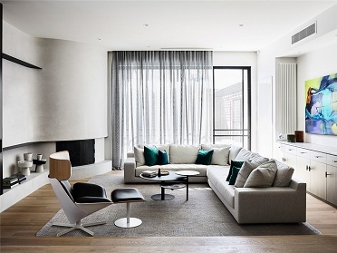 華潤悅府89㎡現代簡約裝修效果圖