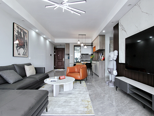 湖心溪岸 | 118㎡現代風裝修實景案例