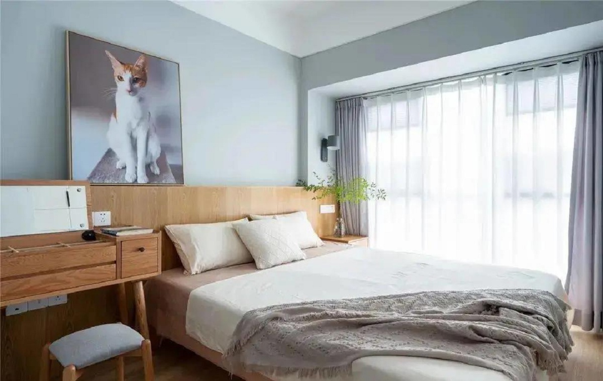 蘇州湖韻青城花園臥室裝修 蘇州70平米臥室裝修